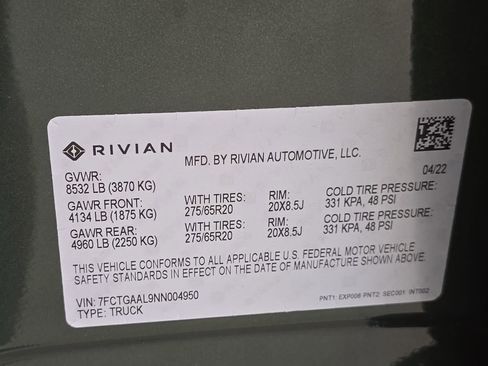 Used 2022 Rivian R1T Launch Edition image 33