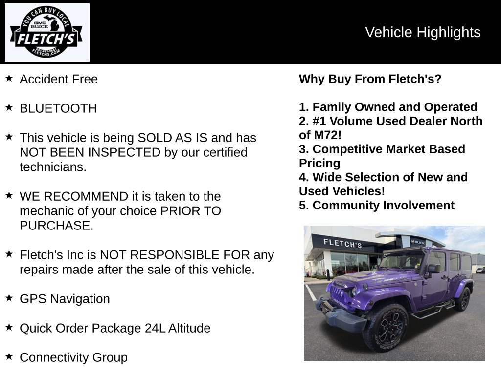 Used 2018 Jeep Wrangler Unlimited Sahara AWD/4WD image 2