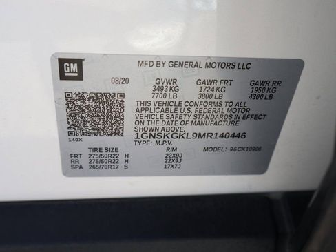 Used 2021 Chevrolet Suburban High Country w/ Premium Package image 61