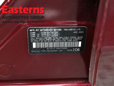 Used 2024 Mitsubishi Mirage G4 LE FWD image 34