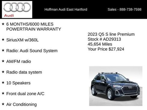 Used 2023 Audi Q5 2.0T Premium w/ Convenience Package AWD/4WD image 12