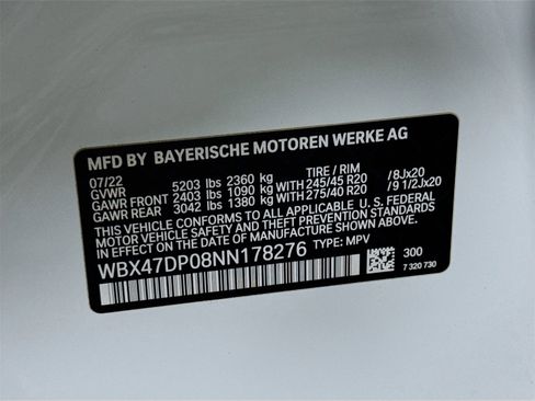 Certified 2022 BMW X3 sDrive30i w/ M Sport Package 2 image 33