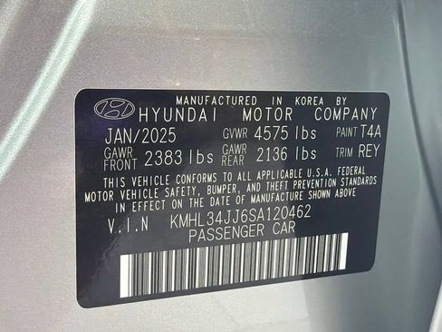 Certified 2025 Hyundai Sonata SEL FWD image 12