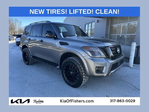 Used 2020 Nissan Armada Platinum w/ Captain's Chairs Package image 1