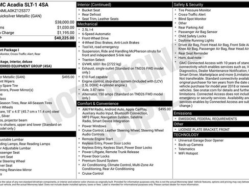 Used 2019 GMC Acadia SLT image 27