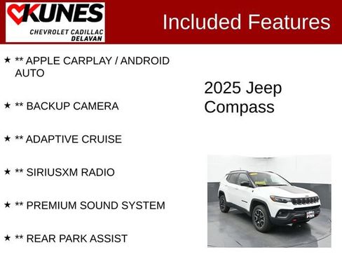 Used 2025 Jeep Compass Trailhawk AWD/4WD image 3