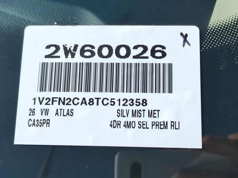 New 2026 Volkswagen Atlas SEL Premium R-Line AWD/4WD image 20