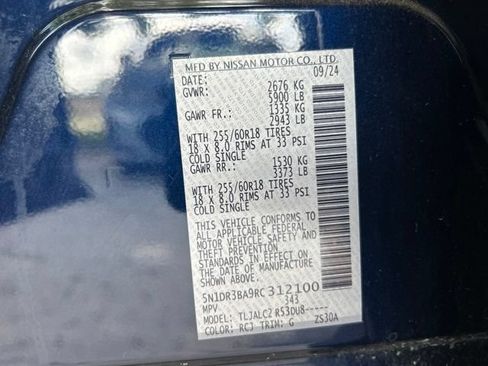 Used 2024 Nissan Pathfinder SV FWD image 22