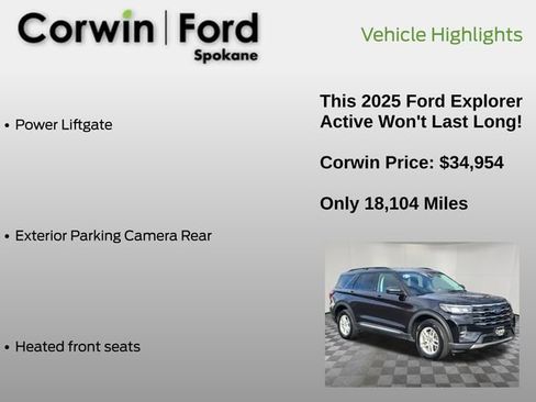 Certified 2025 Ford Explorer Active image 13