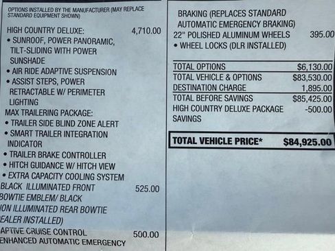 Used 2023 Chevrolet Tahoe High Country image 39