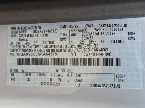 Used 2025 Ford Transit 350 XL AWD/4WD image 31