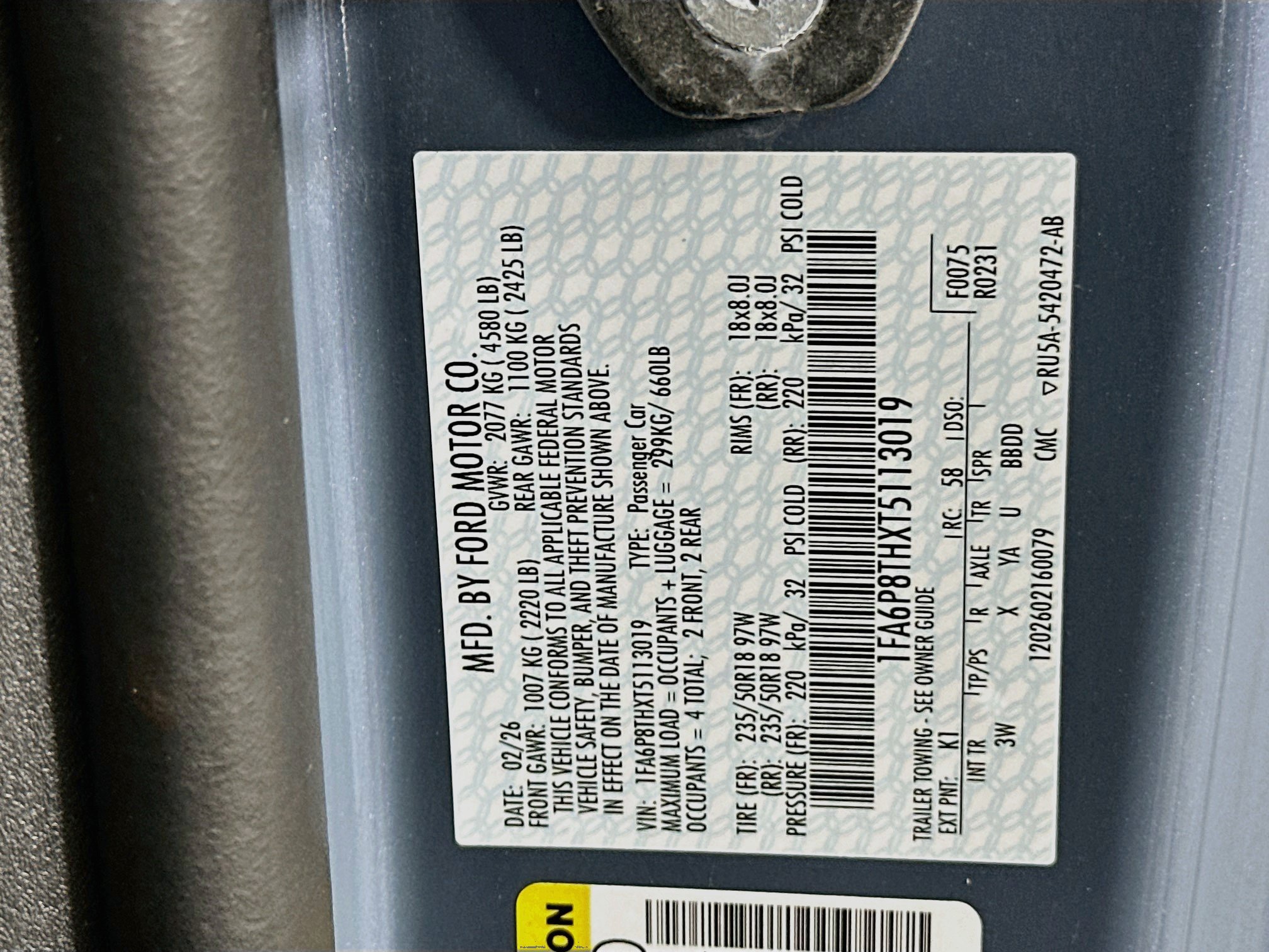 Used 2026 Ford Mustang Premium RWD image 12