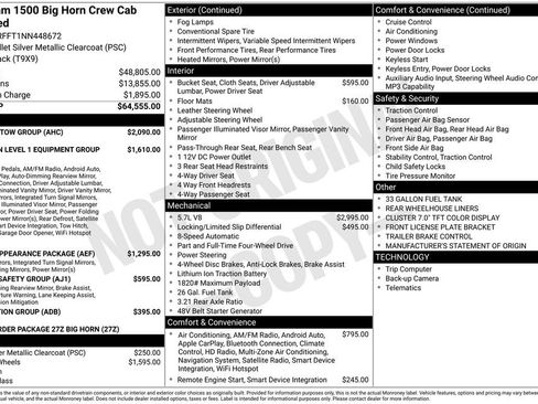 Used 2022 RAM 1500 Big Horn w/ Trailer Tow Group AWD/4WD image 39