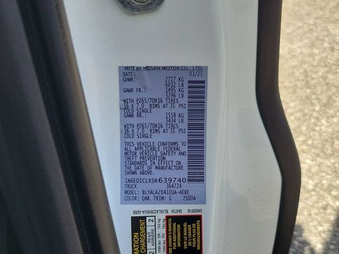 Certified 2025 Nissan Frontier S w/ S Utility Package RWD image 29