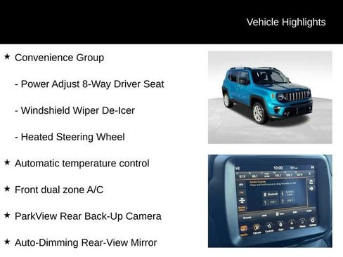 Used 2022 Jeep Renegade Latitude w/ Convenience Group image 12