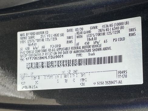 Used 2020 Ford F250 XLT w/ XLT Premium Package AWD/4WD image 29