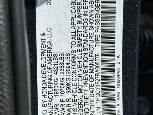 Certified 2024 Honda Accord LX image 29