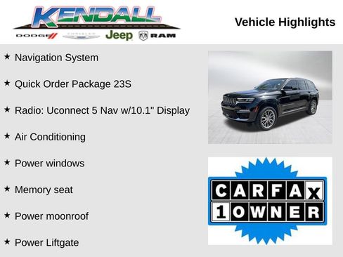 Used 2023 Jeep Grand Cherokee Summit AWD/4WD image 3