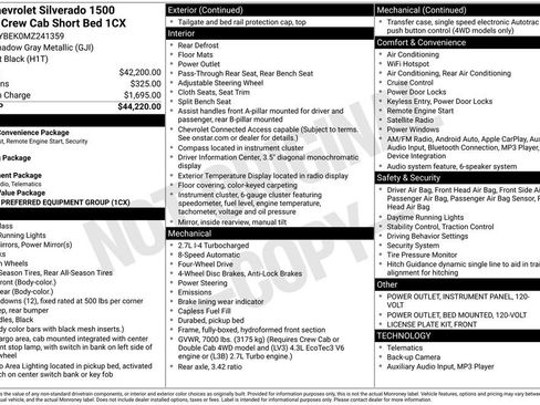 Used 2021 Chevrolet Silverado 1500 Custom image 2