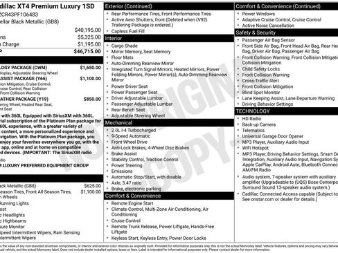 Used 2023 Cadillac XT4 Premium Luxury w/ Technology Package FWD image 5