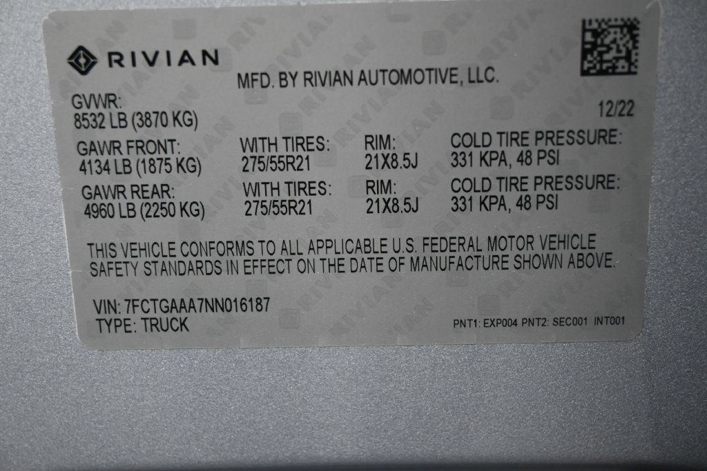 Used 2022 Rivian R1T Adventure AWD/4WD image 6