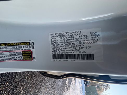 New 2026 Honda Odyssey Elite image 35