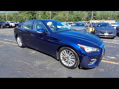 Used 2021 INFINITI Q50 Luxe w/ Cargo Package AWD/4WD image 2