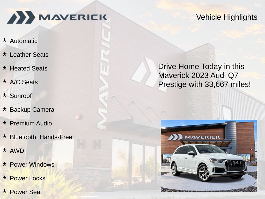 Used 2023 Audi Q7 3.0T Prestige AWD/4WD image 5