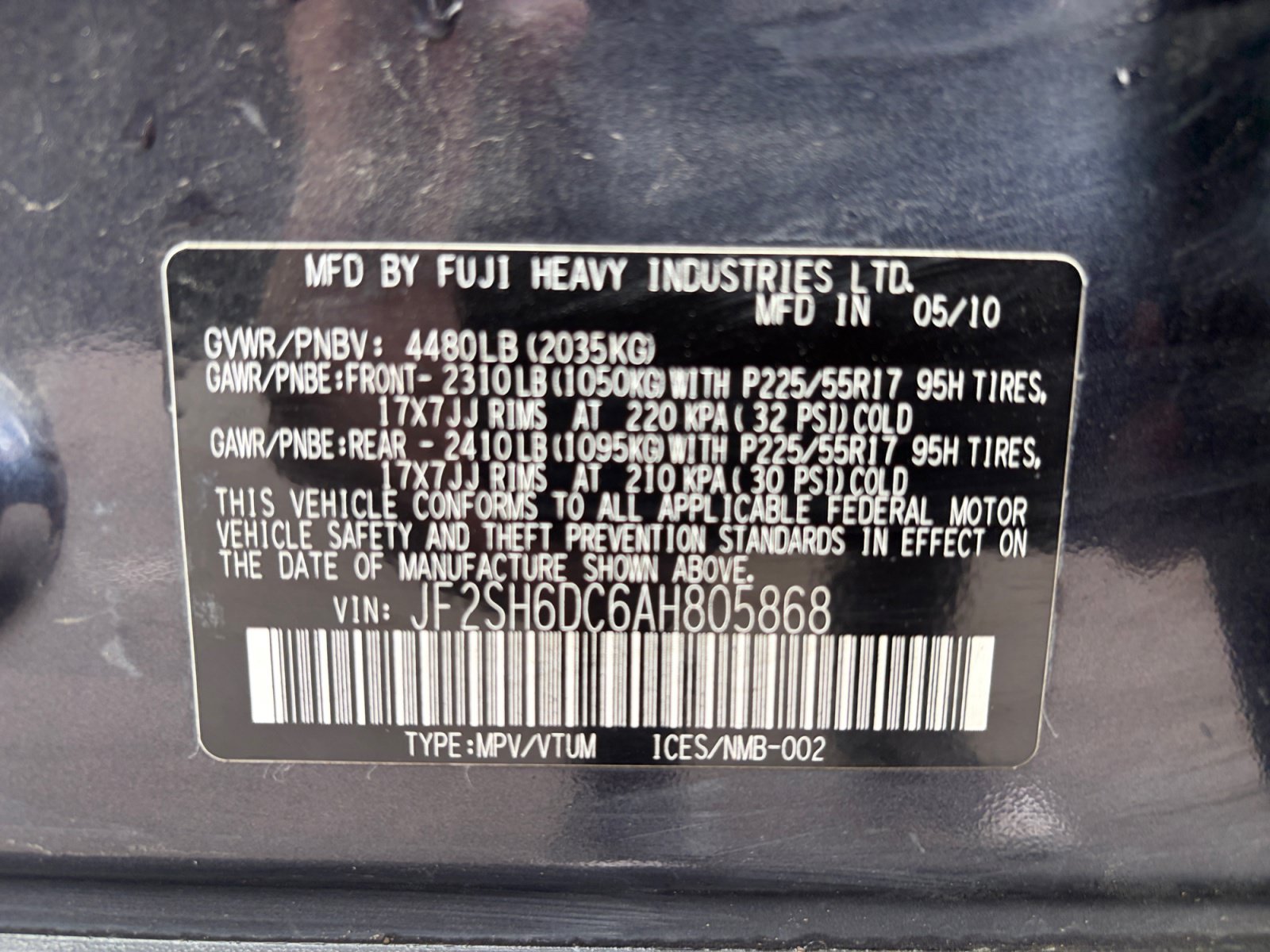 Used 2010 Subaru Forester 2.5X Limited w/ Utility Pkg AWD/4WD image 33