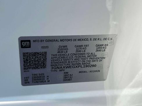 Used 2023 Chevrolet Equinox RS w/ RS Leather Package AWD/4WD image 22