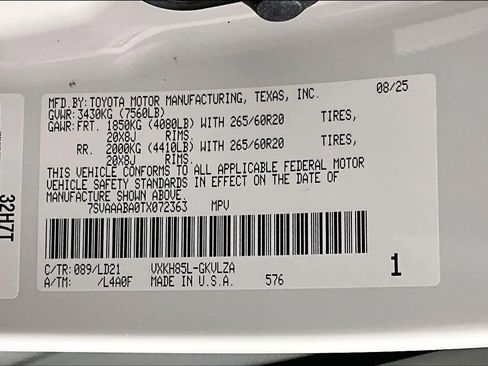 Used 2026 Toyota Sequoia Limited w/ Nightshade Package image 37