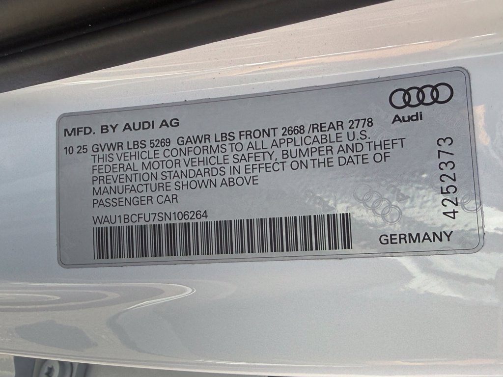 Used 2025 Audi A5 Premium w/ Convenience Package AWD/4WD image 53