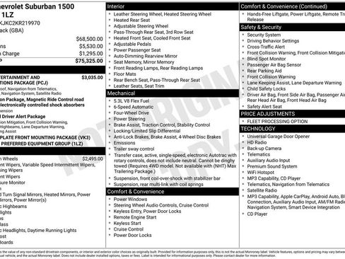 Used 2019 Chevrolet Suburban Premier AWD/4WD image 10