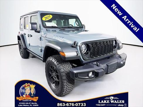 Certified 2025 Jeep Wrangler Unlimited Sport S 4xe AWD/4WD image 1