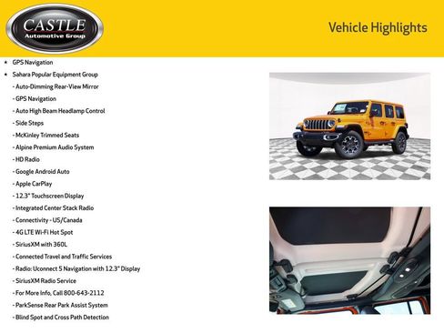 New 2026 Jeep Wrangler Unlimited Sahara AWD/4WD image 3