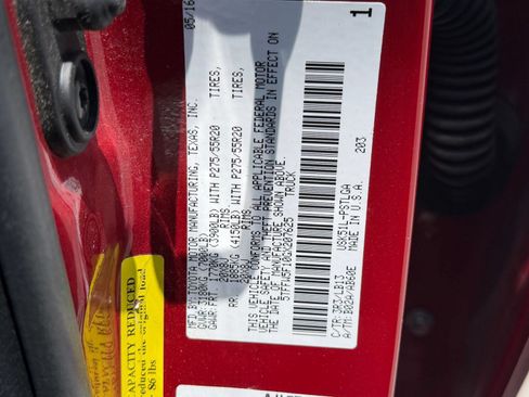 Used 2016 Toyota Tundra Limited w/ Limited Premium Package RWD image 26