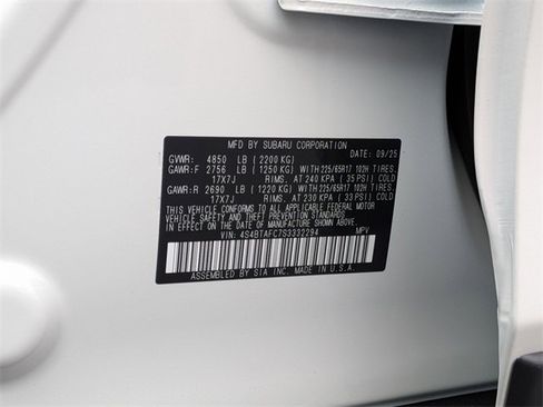 New 2025 Subaru Outback Premium image 34