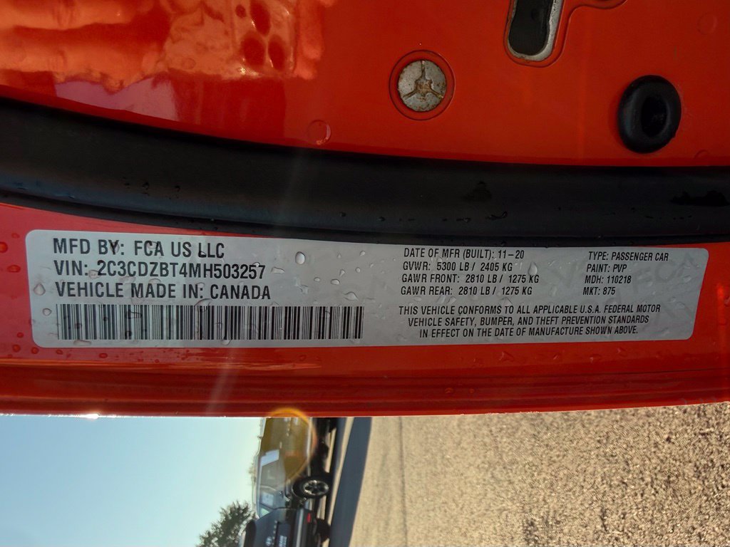 Used 2021 Dodge Challenger R/T w/ T/A Package RWD image 32