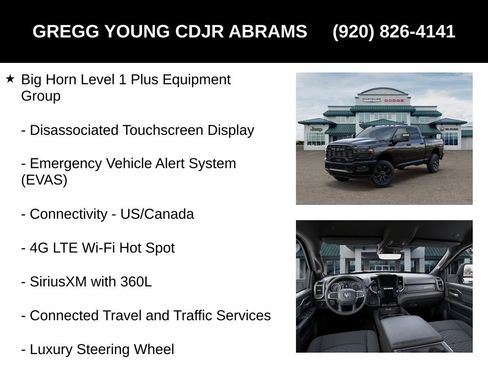 New 2026 RAM 2500 Big Horn AWD/4WD image 33
