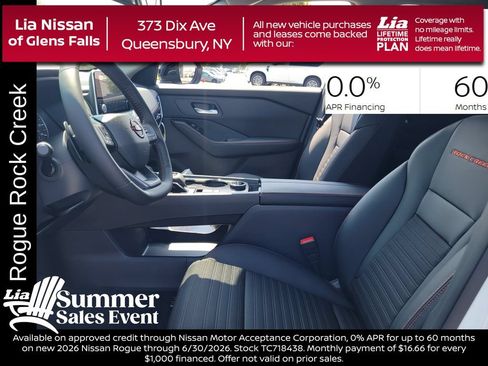 New 2026 Nissan Rogue SV w/ Rock Creek Premium Package AWD/4WD image 14