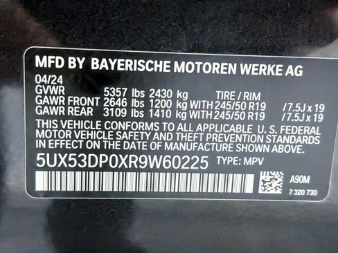 Used 2024 BMW X3 xDrive30i w/ Convenience Package image 29