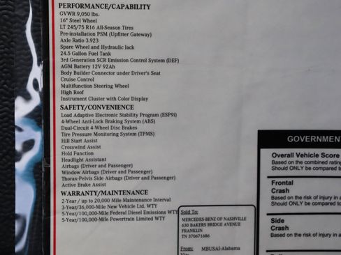 New 2025 Mercedes-Benz Sprinter 2500 image 48