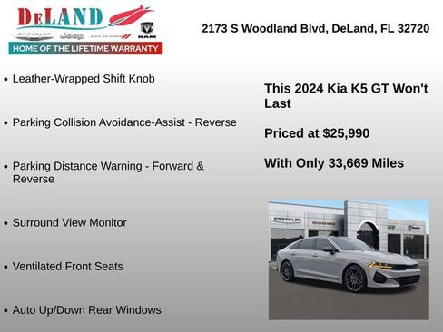 Used 2024 Kia K5 GT w/ GT1 Package image 36