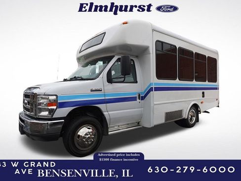 Used 2017 Ford E-350 and Econoline 350 Super Duty w/ Shuttle Bus Prep Package image 1