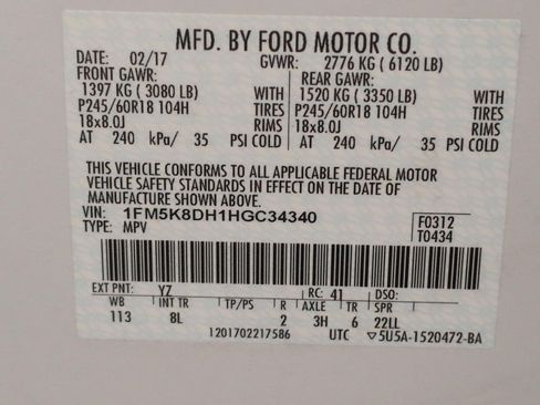 Certified 2017 Ford Explorer XLT AWD/4WD image 27