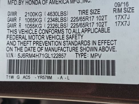 Used 2016 Honda CR-V EX-L image 32