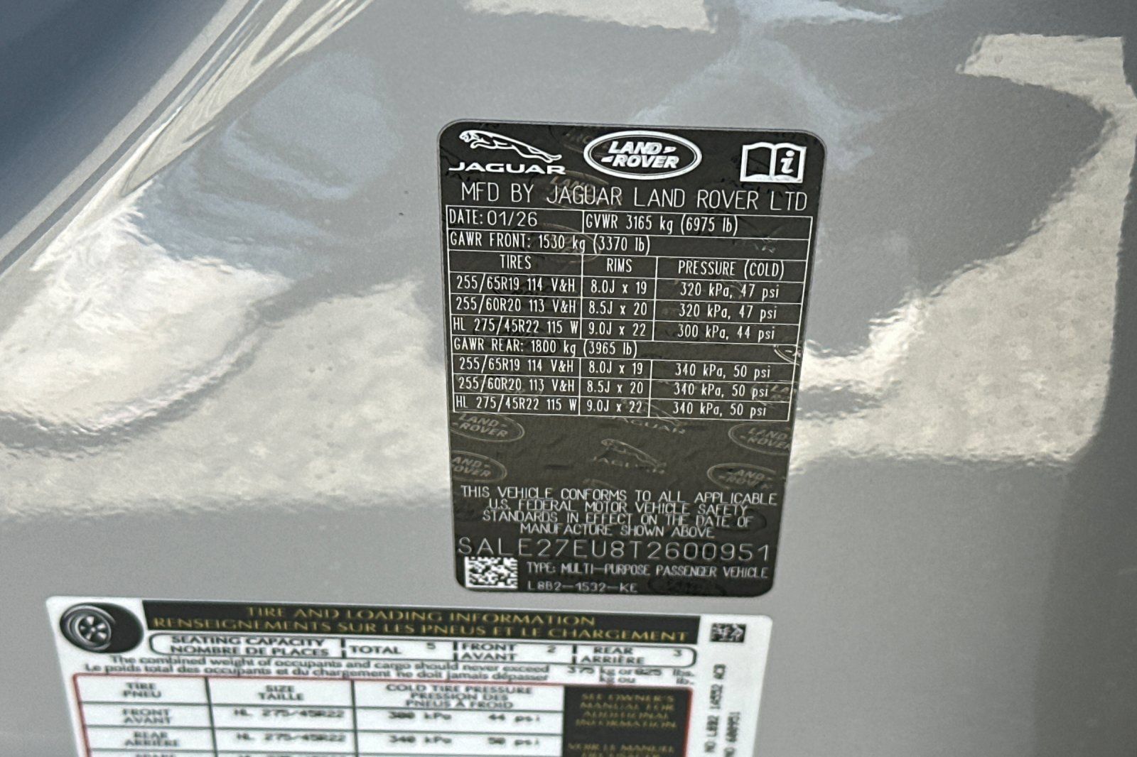 New 2026 Land Rover Defender 110 X-Dynamic SE AWD/4WD image 28