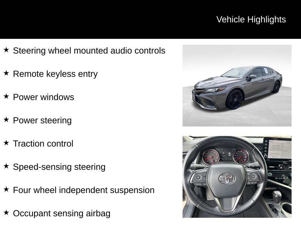 Used 2021 Toyota Camry XSE w/ Carpet Mat Package (TMS) FWD image 17