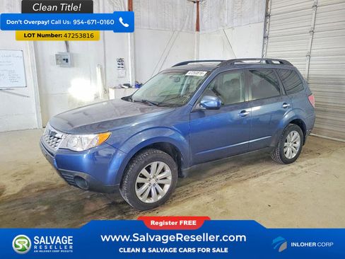 Used 2012 Subaru Forester 2.5X Premium w/ All-Weather Pkg AWD/4WD image 1