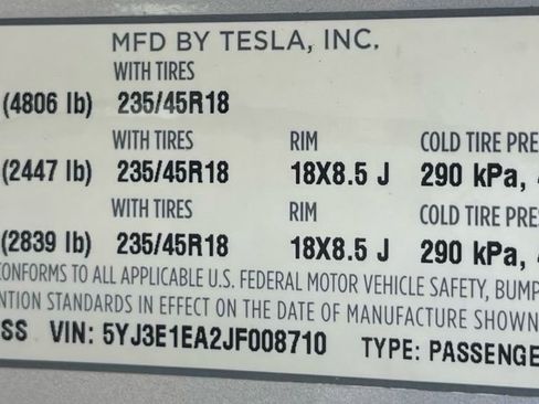 Used 2018 Tesla Model 3 Long Range image 39